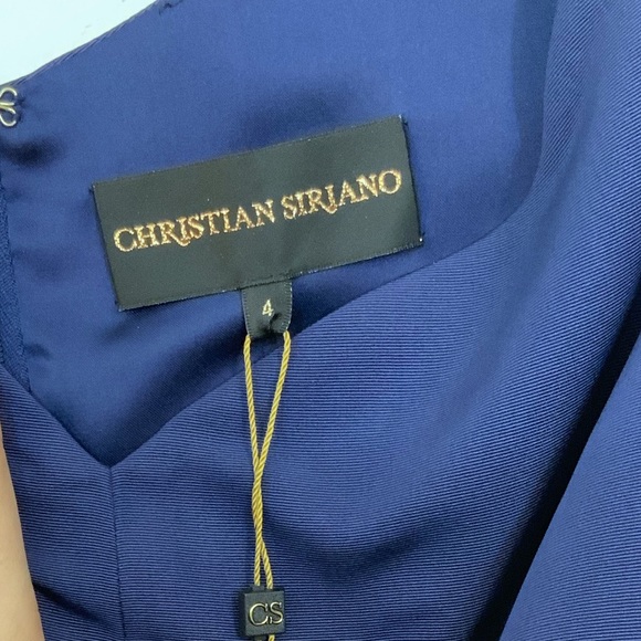🆕 NWT Christian Siriano Silk A Line Formal Dress - Picture 7 of 8